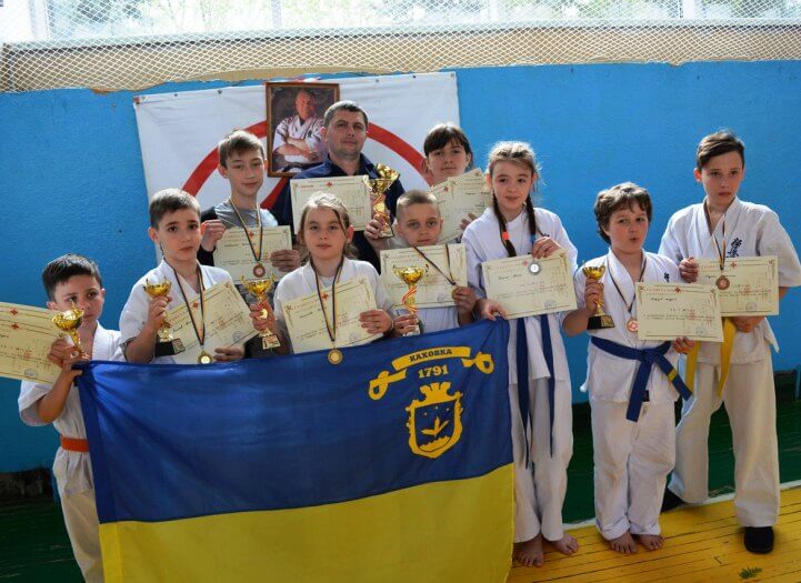 Каховчане привезли победы киевского турнира по киокушин каратэ
